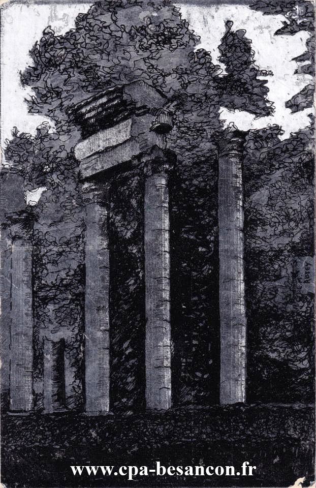 BESANÇON - Vestiges du Théâtre romain, square Castan